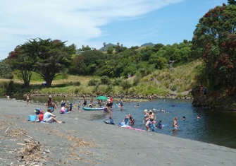 Oakura River 200 m upstream of mouth